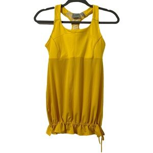 Athleta Women’s Skills & Drills Yellow Racerback Tank Top Size‎ S